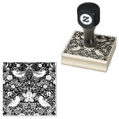 William Morris bloempatroon inktstempel Rubberstempel (Gestempeld)