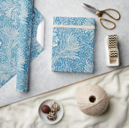  william morris blue art cadeaupapier