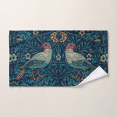 William Morris  Blue Birds Pattern Bad Handdoek (Handdoek)