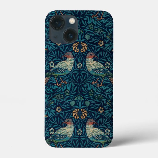 William Morris Blue Birds Pattern Hoesje-Mat Case-Mate iPhone Case (Achterkant)