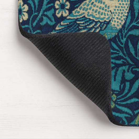 William Morris  Blue Birds Pattern Mouse Pa Muismat (Hoek)