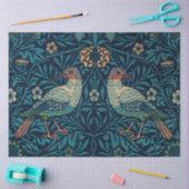 William Morris Blue Birds Pattern Tissue P Tissuepapier (Craft)