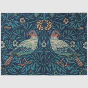 William Morris  Blue Birds Pattern Tissue P Tissuepapier