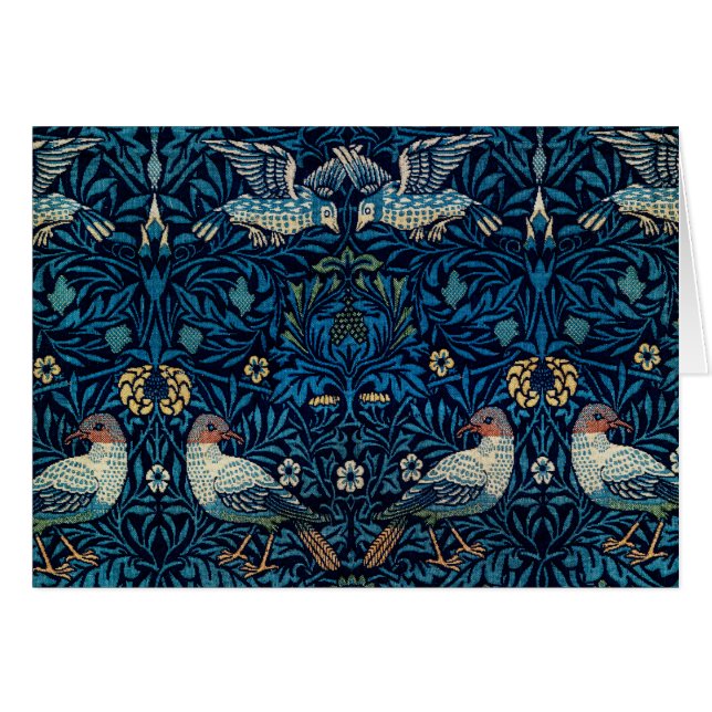 William Morris Blue Birds Tapestry Classic (Voorkant Horizontaal)