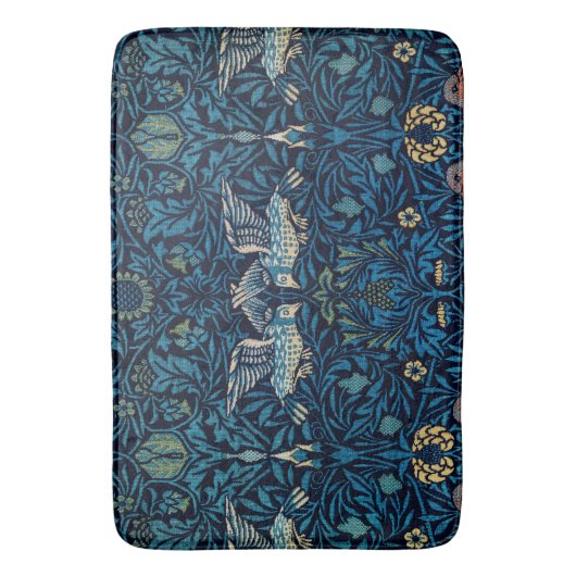 William Morris Blue Birds Tapestry Classic Badmat (Voorkant Verticaal)