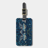 William Morris Blue Birds Tapestry Classic Bagagelabel (Voorkant verticaal)