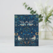 William Morris Blue Birds Tapestry Classic Briefkaart (Staand voorkant)