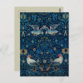 William Morris Blue Birds Tapestry Classic Briefkaart (Voorkant / Achterkant)