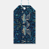 William Morris Blue Birds Tapestry Classic Cadeaulabel (Voorkant)