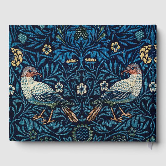 William Morris Blue Birds Tapestry Classic Gastenboek (Achterkant)