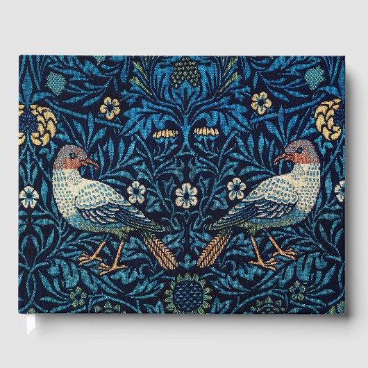 William Morris Blue Birds Tapestry Classic Gastenboek (Voorkant)