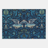 William Morris Blue Birds Tapestry Classic Inpakpapier Vel (Voorkant)