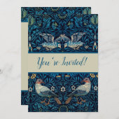 William Morris Blue Birds Tapestry Classic Kaart (Voorkant / Achterkant)