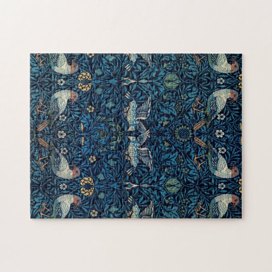William Morris Blue Birds Tapestry Classic Legpuzzel (Horizontaal)