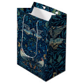 William Morris Blue Birds Tapestry Classic Medium Cadeauzakje (Voorkant Gekanteld)
