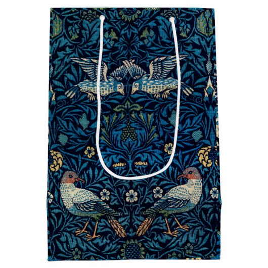 William Morris Blue Birds Tapestry Classic Medium Cadeauzakje (Achterkant)