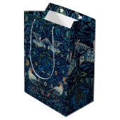 William Morris Blue Birds Tapestry Classic Medium Cadeauzakje (Achterkant Gekanteld)