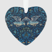 William Morris Blue Birds Tapestry Classic Ornament (voorkant)