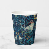 William Morris Blue Birds Tapestry Classic Papieren Bekers (Rechts)