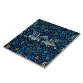 William Morris Blue Birds Tapestry Classic Tegeltje (Zijkant)