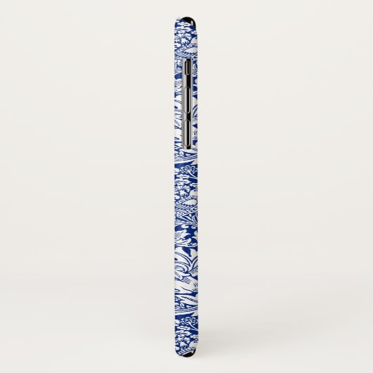 William Morris Blue Brother Rabbit Monogram Case-Mate iPhone Case (Achterkant/links)