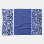 William Morris Blue en White Floral Print Theedoek (Horizontaal)