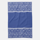 William Morris Blue en White Floral Print Theedoek (Verticaal)