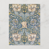 William Morris Blue Floral Briefkaart (Voorkant)