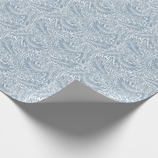 William Morris Blue Floral Larkspur Pattern Cadeaupapier (Hoek)