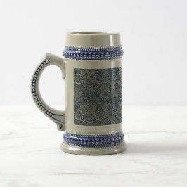 William Morris  Blue Floral Pattern Bierpul