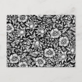 William Morris  Blue Floral Pattern Briefkaart (Voorkant)