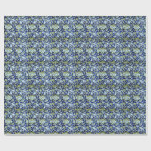 William Morris Blue Floral Pattern Cadeaupapier (Vlak)