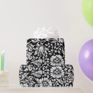 William Morris  Blue Floral Pattern Cadeaupapier