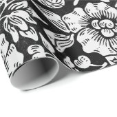 William Morris  Blue Floral Pattern Cadeaupapier (Rol Hoek)