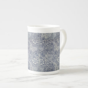 William Morris  Blue Floral Pattern Porselein Kop