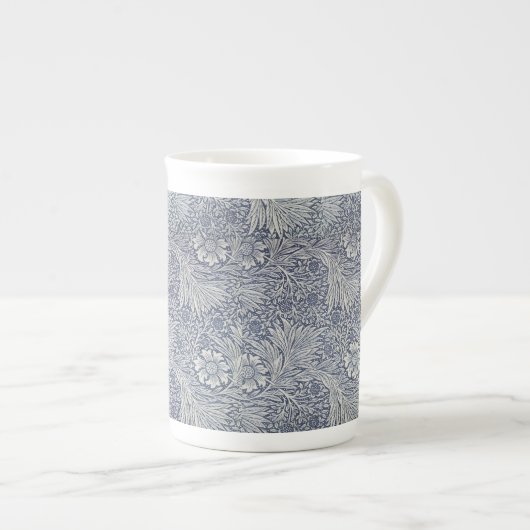 William Morris  Blue Floral Pattern Porselein Kop (Voorkant rechts)