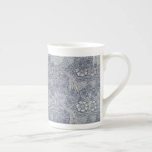 William Morris Blue Floral Pattern Porselein Kop (Rechts)