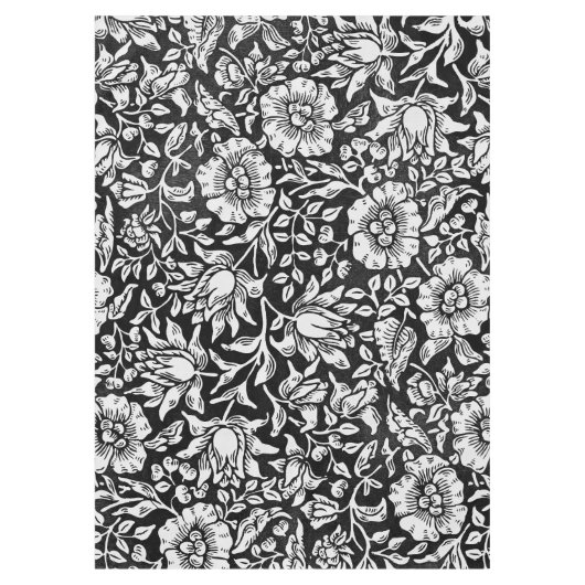 William Morris  Blue Floral Pattern Tafelkleed (Voorkant)