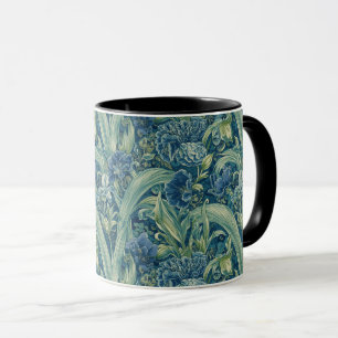 William Morris Blue Iris vintage bloempatroon Mok
