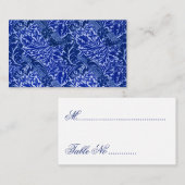William Morris Blue Leaves Reception Kaart Plaatskaartje (Voorkant / Achterkant)
