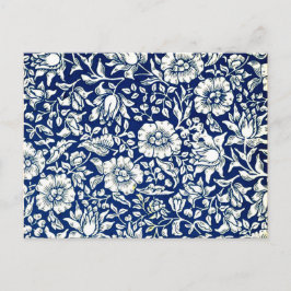 William Morris - Blue Mallow Briefkaart