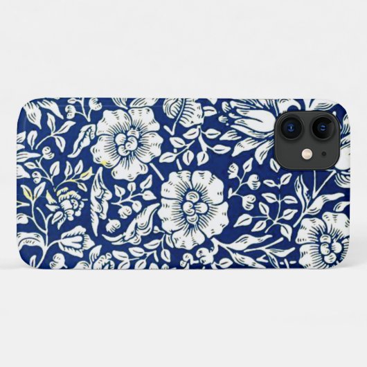 William Morris - Blue Mallow,  patroon Case-Mate iPhone Case (Achterkant (horizontaal))
