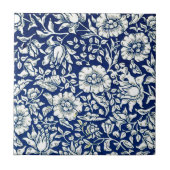 William Morris - Blue Mallow Tegeltje (Voorkant)
