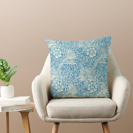 William Morris Blue Marigold 1-Side Floral Pattern Kussen