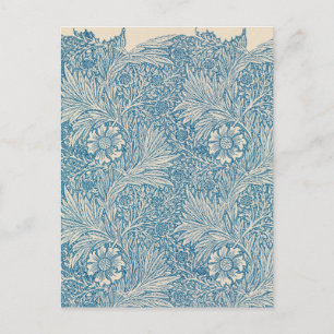 William Morris - Blue Marigold Briefkaart