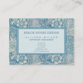 William Morris - Blue Marigold - Floral Visitekaartje (Voorkant)