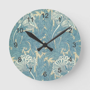 William Morris Blue Ronde Klok
