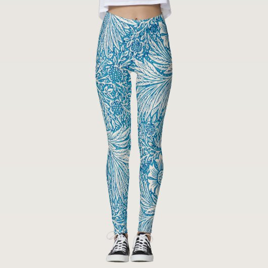William Morris BLUE VINE Leggings (Voorkant)