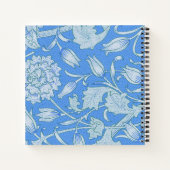 William Morris - Blue Wild Tulips & Monogram Notitieboek (Achterkant)