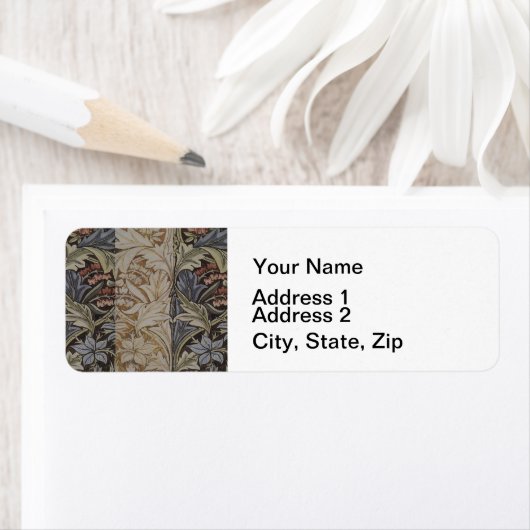 William Morris Bluebell Botanical Etiket (Insitu)